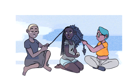 braiding hair