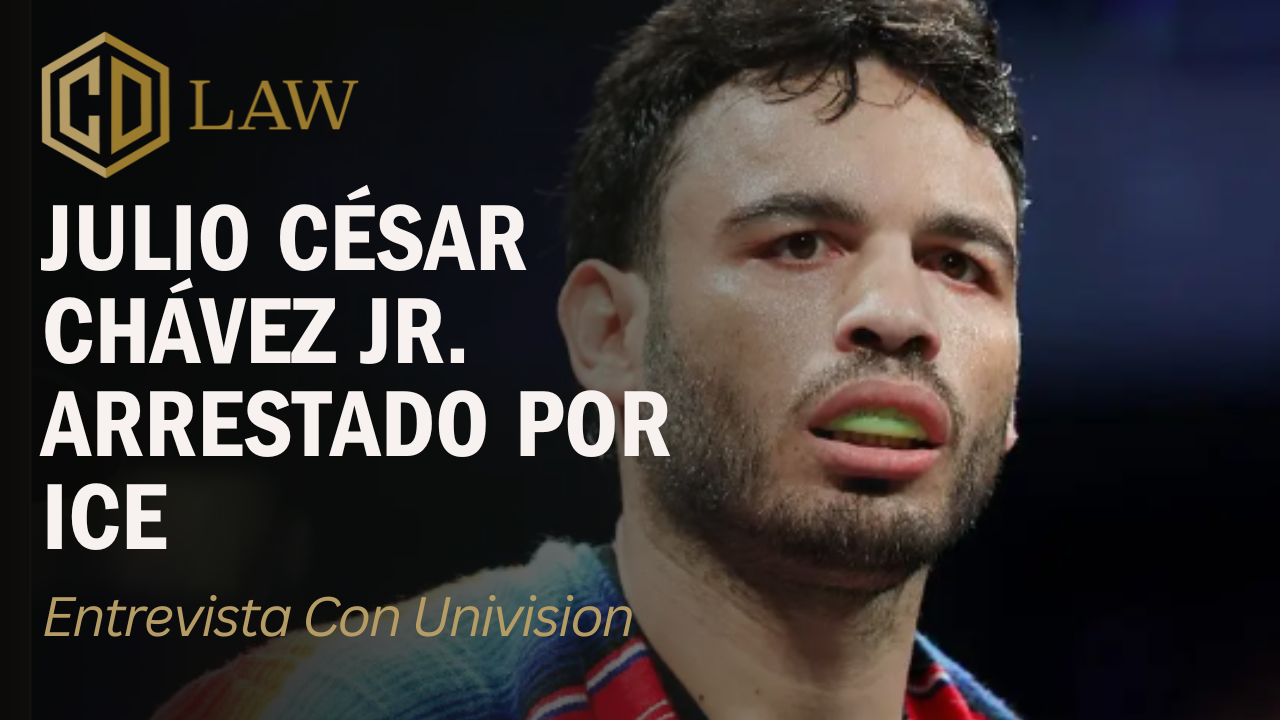 Julio César Chávez Jr. Arrestado por ICE