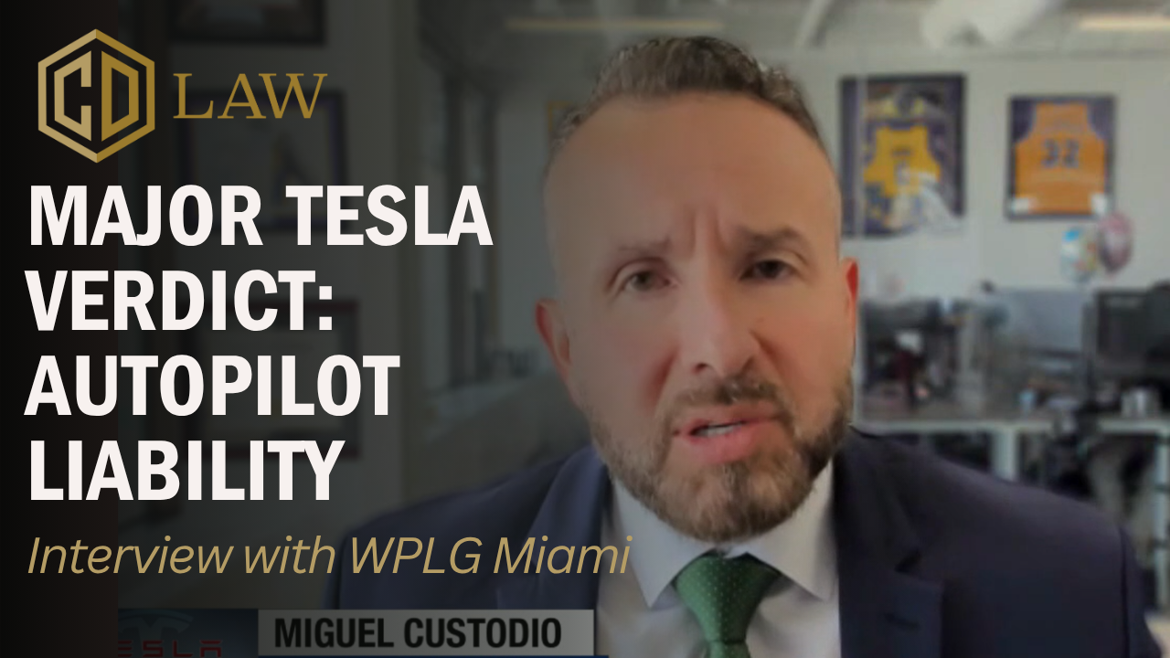 Major Tesla Verdict : Autopilot Liability 