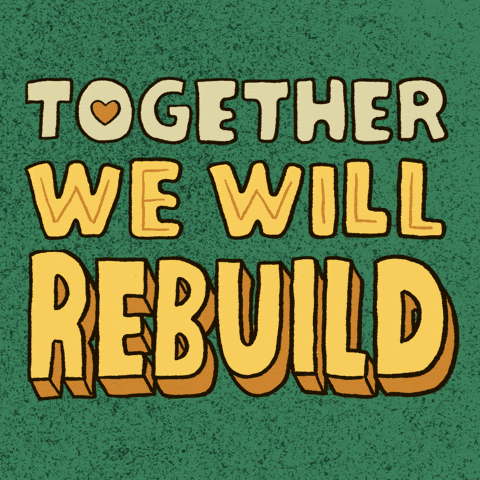 together we will rebuild