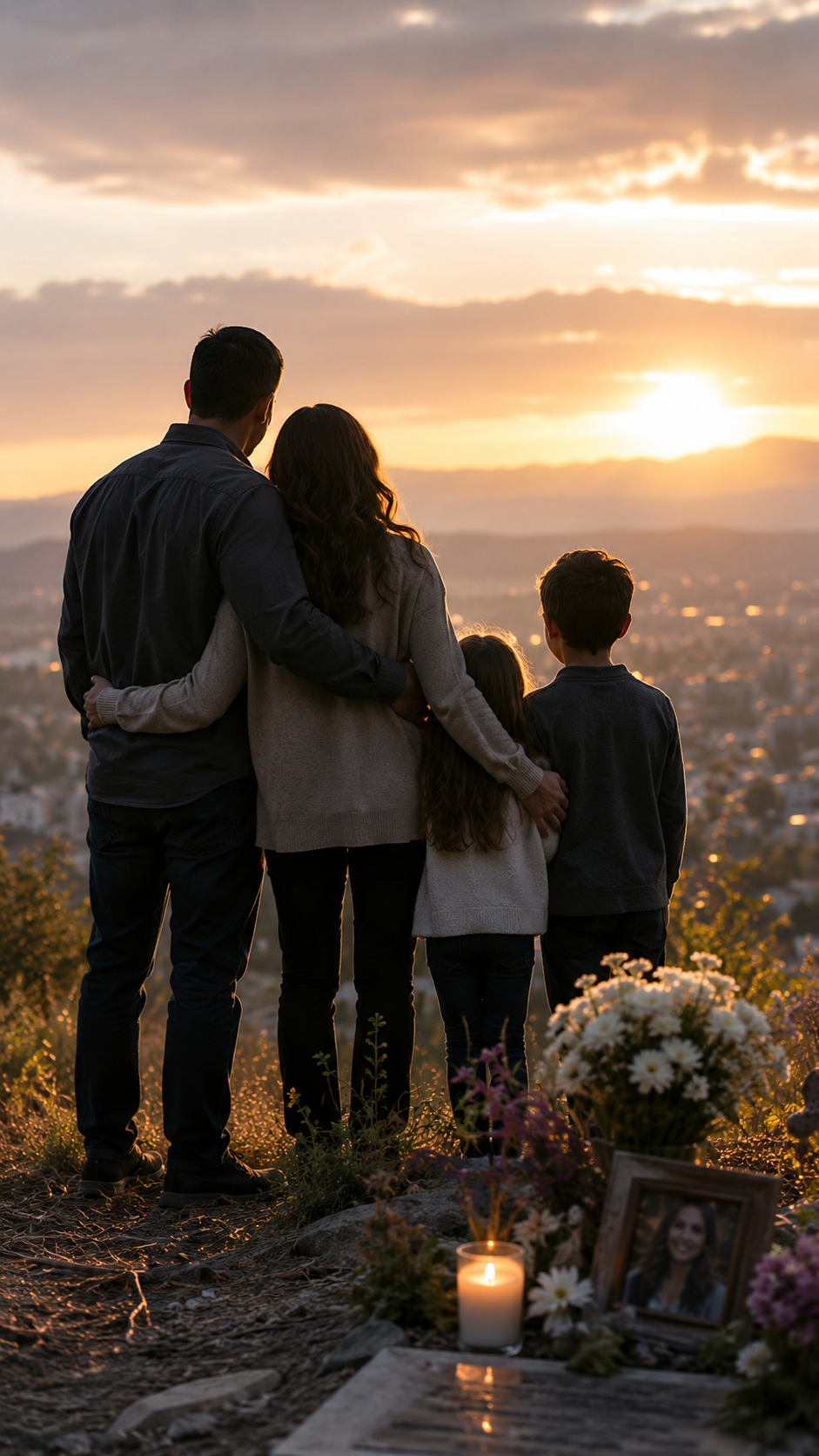 Family mourning the loss of a loved one in a California wrongful death case