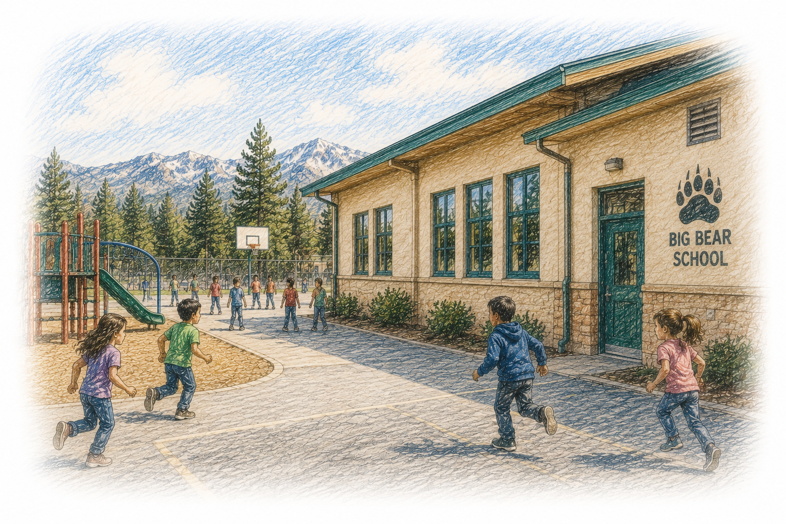 Child injured at school in Big Bear California